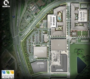 Downtown Crown Site Plan (courtesy of Bohler)