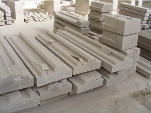 Custom limestone facade pieces for the Gaillard Center in Charleston, SC