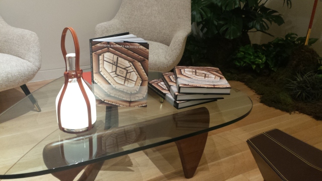 The third monograph on display during the release party at Louis Vuitton in the Miami Design District